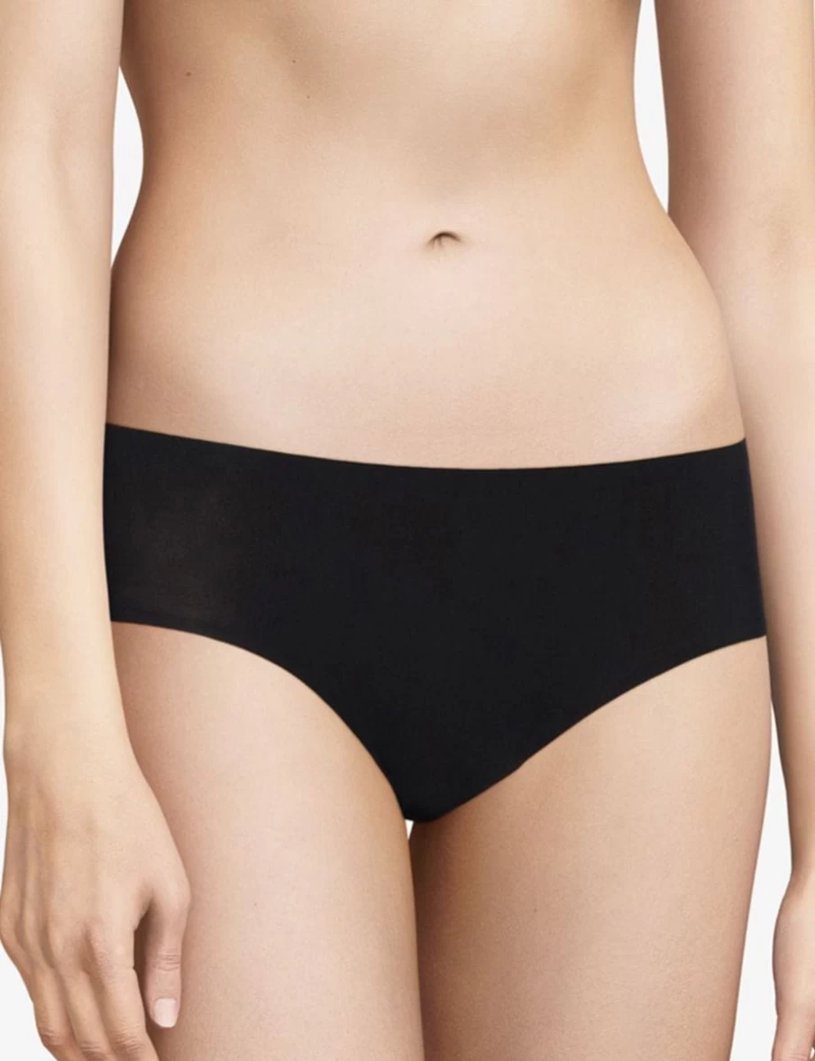 Chantelle Soft Stretch Hipster Briefs for Women - One Size Comfortable Black Underwear