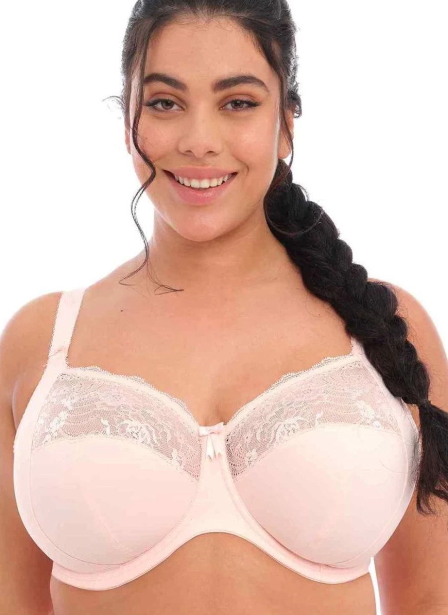 Elomi Morgan Underwire Bra in Plain Ballet Pink | Supportive Full Cup Bra