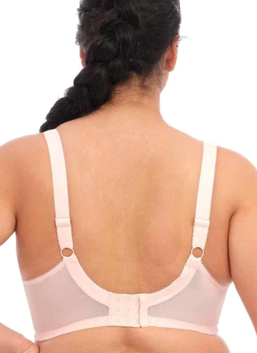 Elomi Morgan Underwire Bra in Plain Ballet Pink | Supportive Full Cup Bra