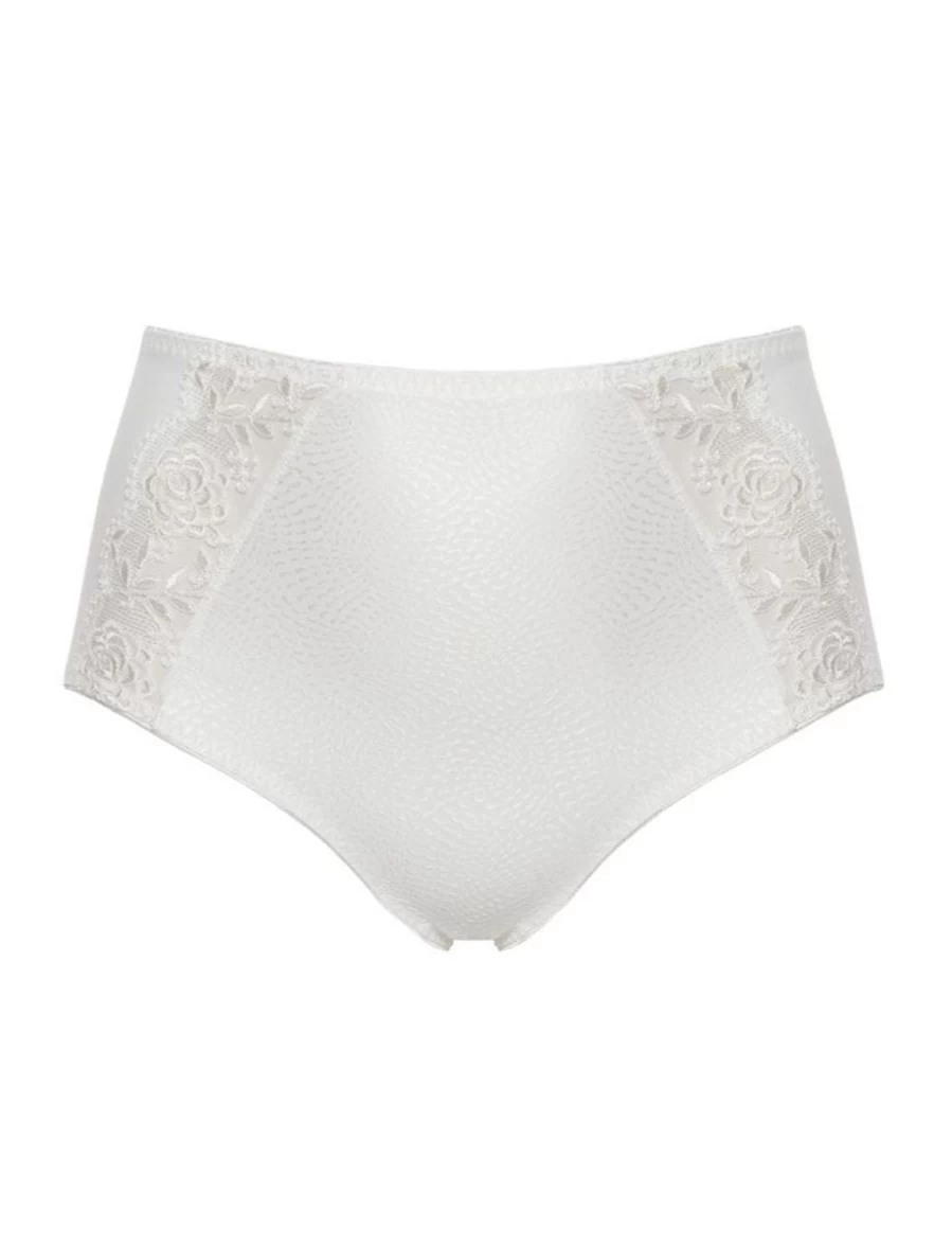 Ulla Ella Control Brief in Ecru - High-Waisted Shaping Underwear by Ulla