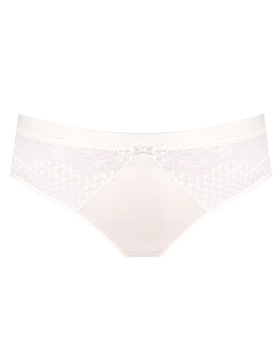 Samanta Rosalia Ivory Midi Brief - Elegant Lace Underwear by Samanta