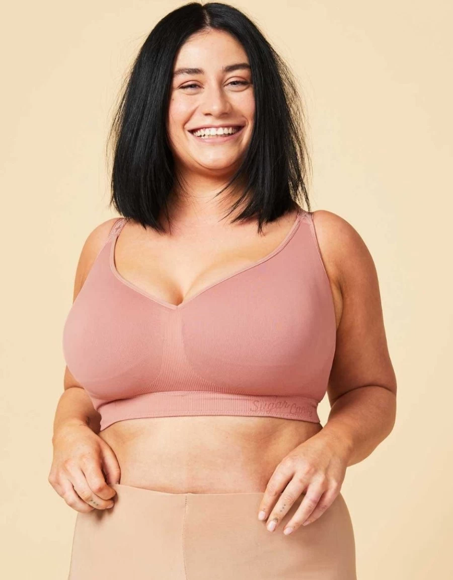 Sugar Candy Rosewood Bralette - Comfortable Basic Bra for Women