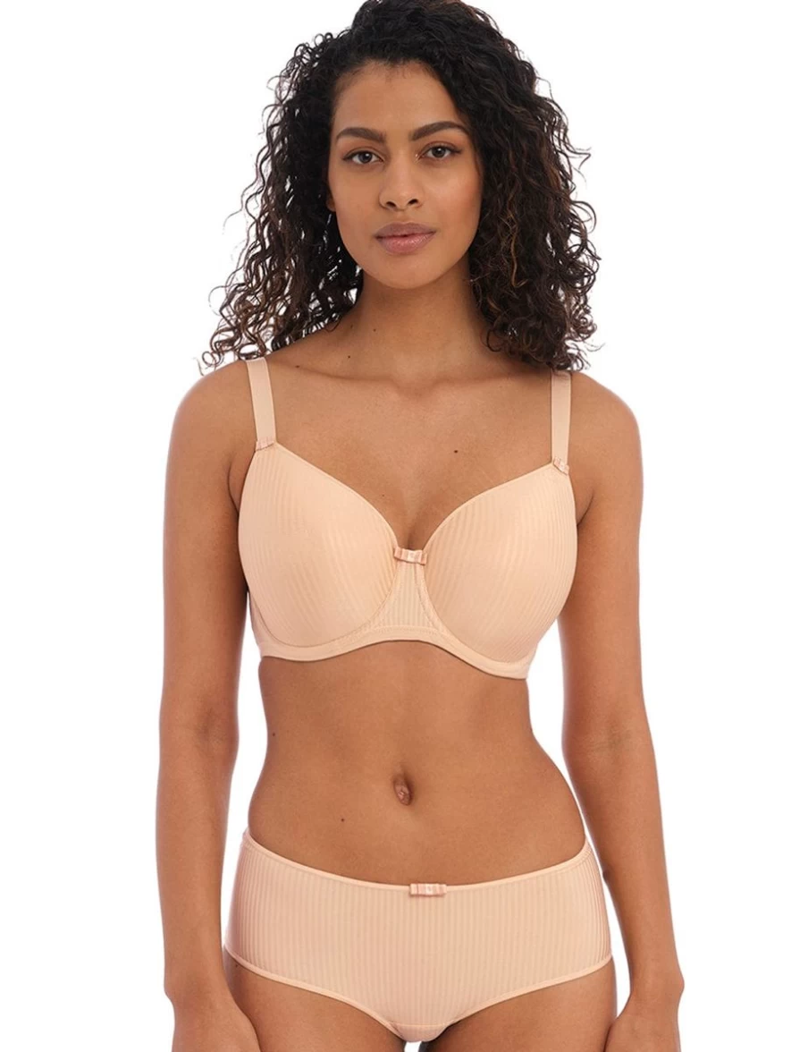 Freya Idol Balcony T-Shirt Bra in Nude - Moulded Cup Support for Comfort and Shape