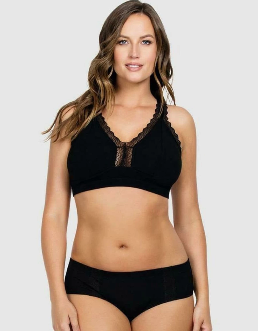 Parfait Dalis Wirefree Bralette - Comfortable Wireless Bra in Black