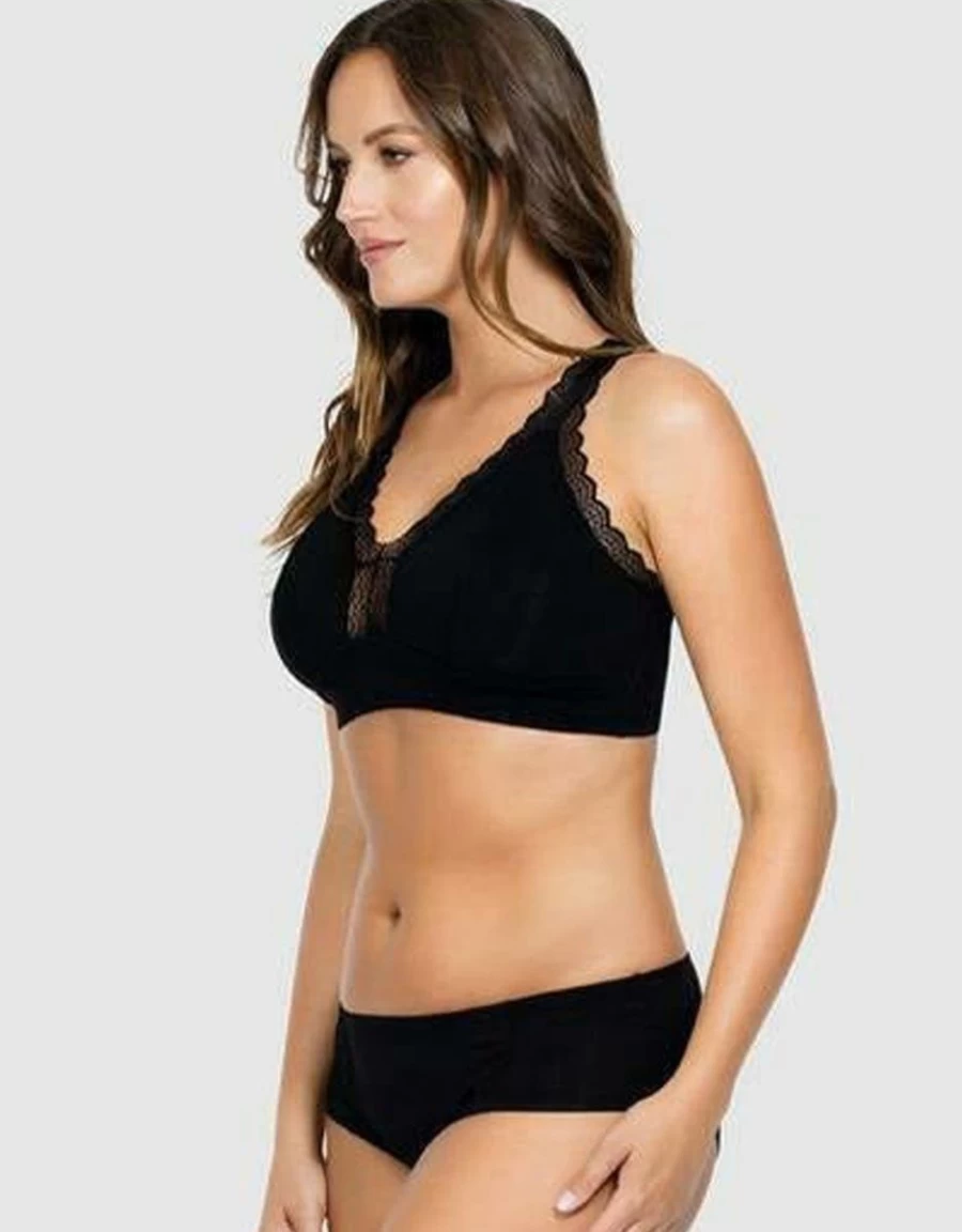 Parfait Dalis Wirefree Bralette - Comfortable Wireless Bra in Black