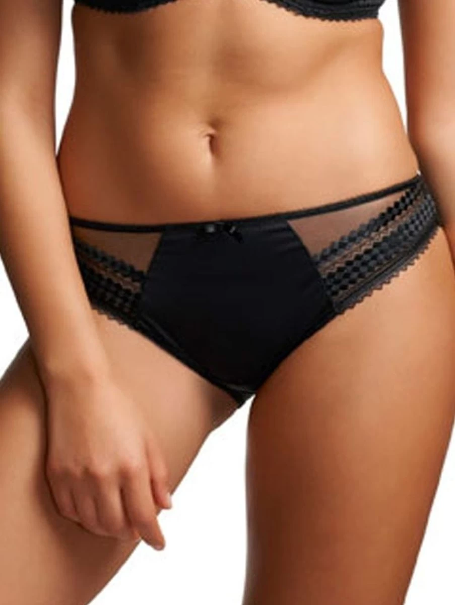 Fantasie Rebecca Black Brief Women's Underwear Comfortable High-Waisted Panties