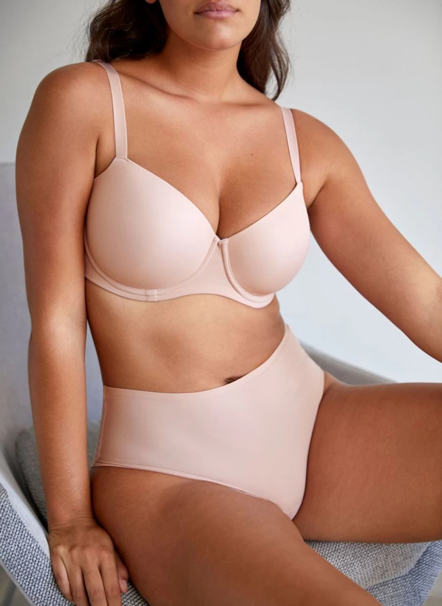 Prima Donna Figuras Padded Balcony Bra in Powder Rose | Comfortable Support Lingerie