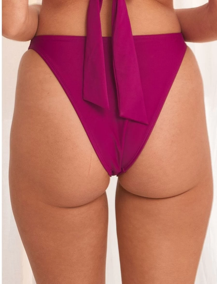 Marvell Lane Serena Brazilian Bikini Brief in Fuchsia - High-Cut Swimwear for Women