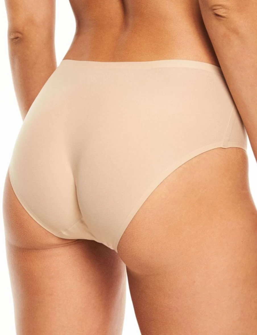 Chantelle Soft Stretch Hipster Brief - Comfortable One Size Underwear in Nude
