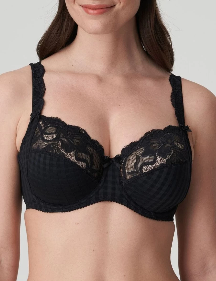 Prima Donna Madison Full Cup Bra in Black | Luxury Supportive Lingerie