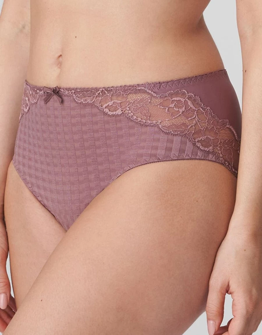 Prima Donna Madison Satin Taupe Women's Full Brief Underwear Luxury High Waist Panties
