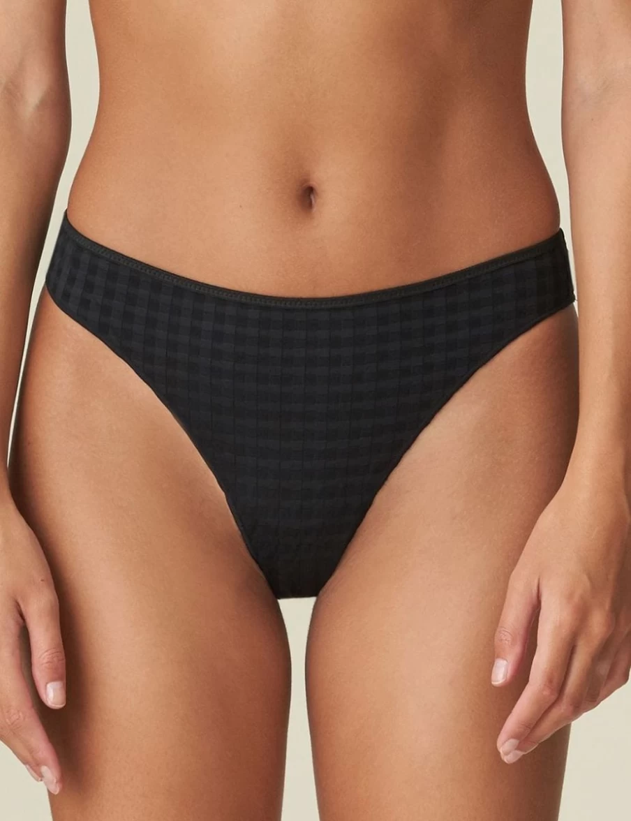 Marie Jo Avero Black Thong - Premium Comfort Lingerie