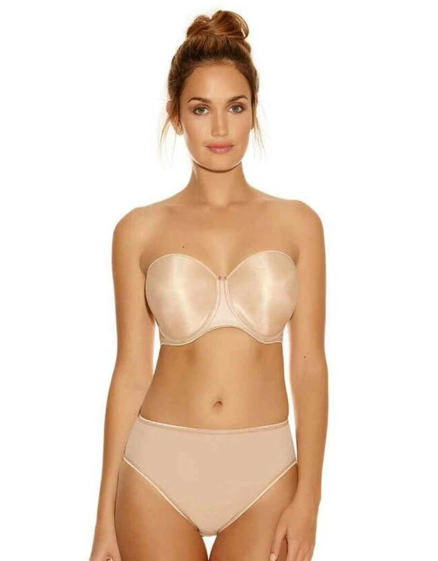 Fantasie Smoothing Strapless Bra in Nude | Seamless Lift & Support | Fantasie Lingerie