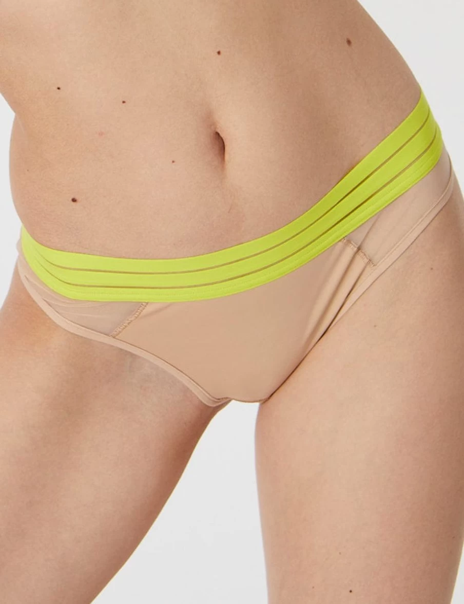 Maison Lejaby Nufit Fluo Tanga Brief - Sunny Skin Comfortable Women's Underwear