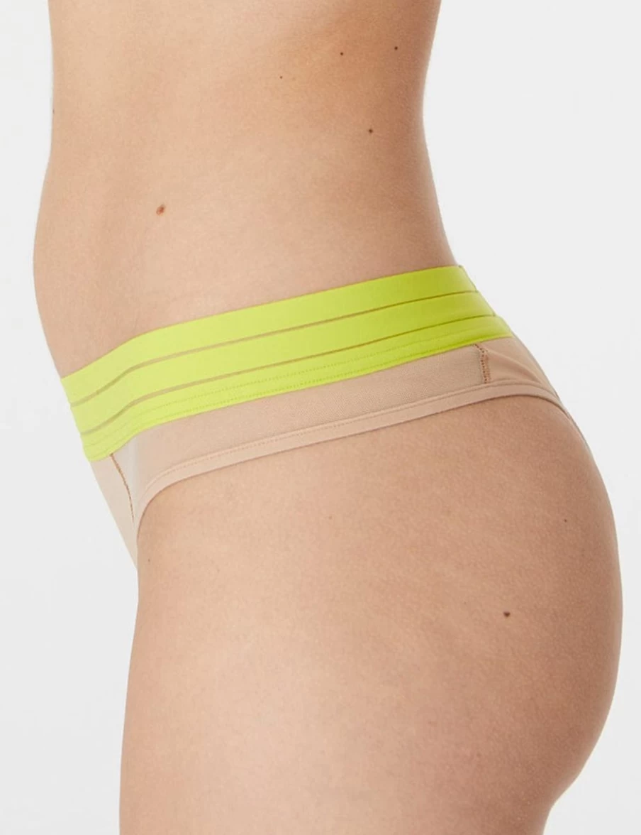 Maison Lejaby Nufit Fluo Tanga Brief - Sunny Skin Comfortable Women's Underwear