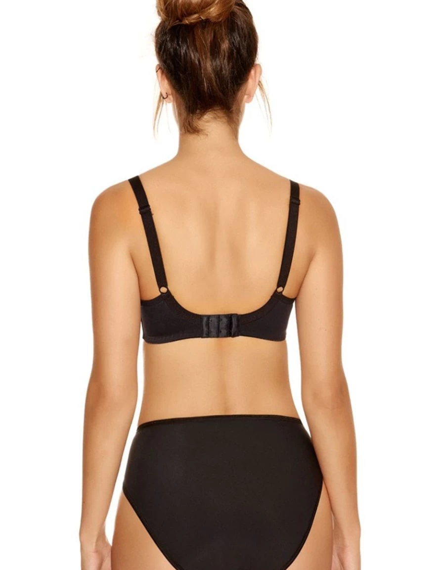 Fantasie Smoothing Seamless Underwire Bra - Black T-Shirt Bra for Comfort & Support