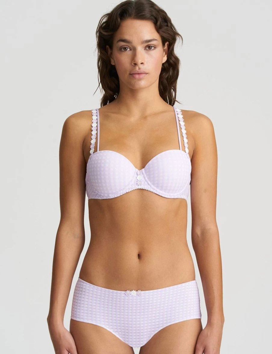 Marie Jo Avero Balcony Bra with Light Padding - Tiny Iris Floral Design