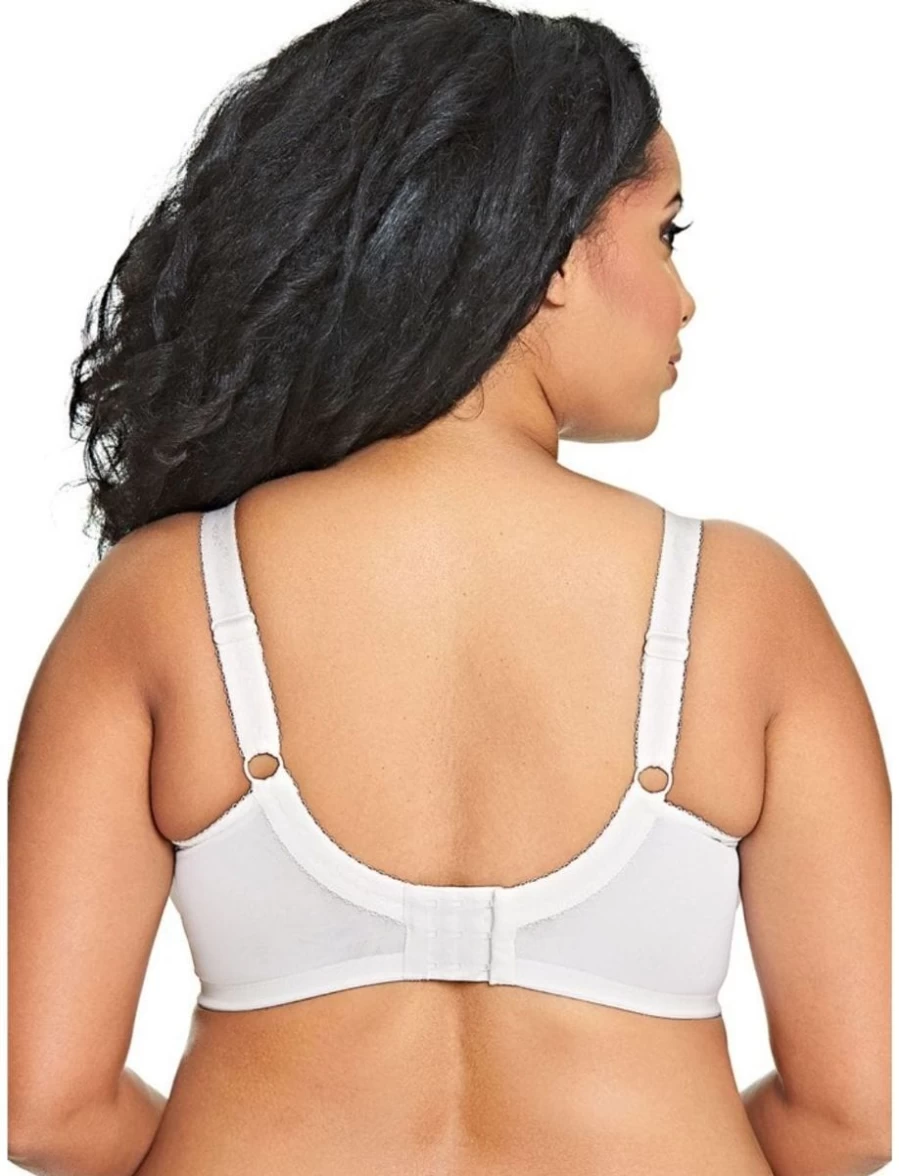 Goddess Keira Full Coverage Bra White | Goddess Women's Underwear | Supportive Plus Size Lingerie