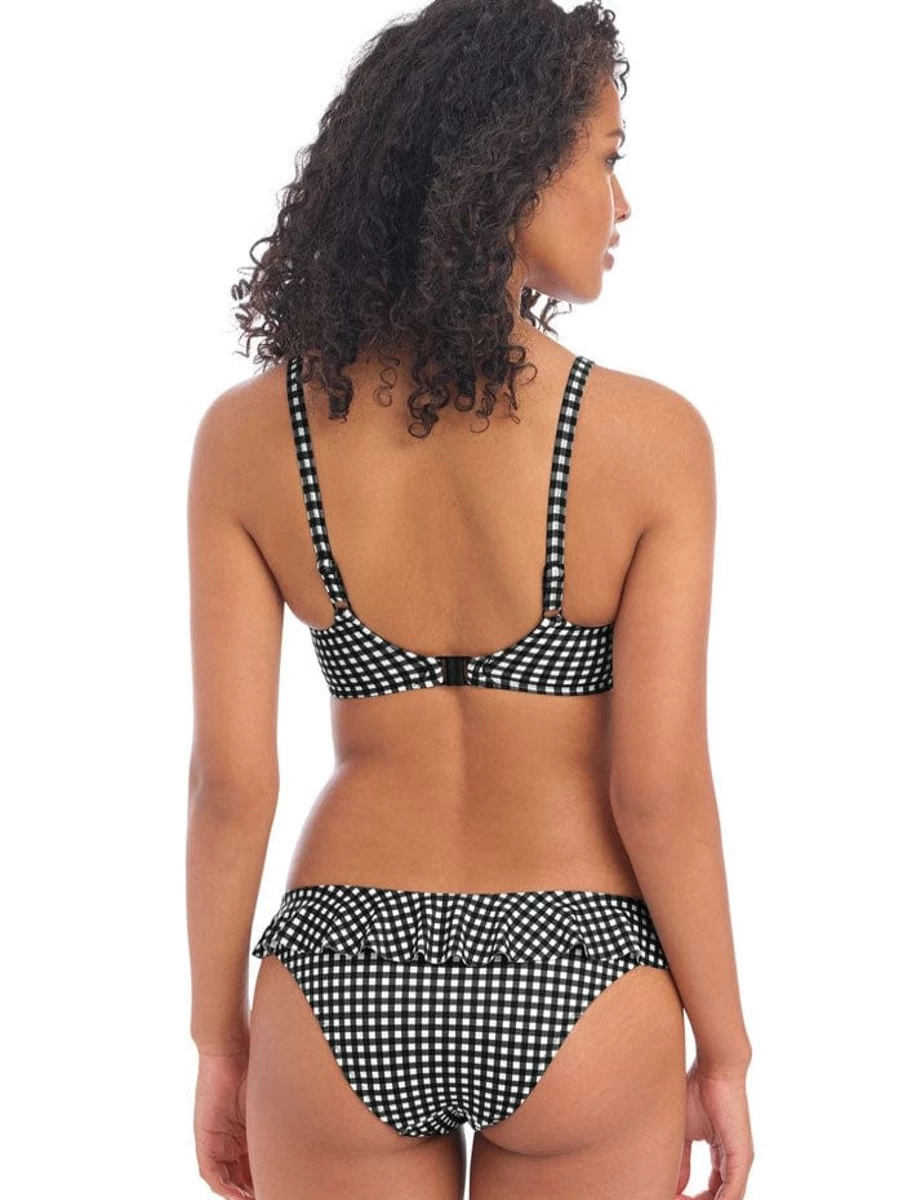 Freya Sweetheart Monochrome Bikini Top - Check In Design