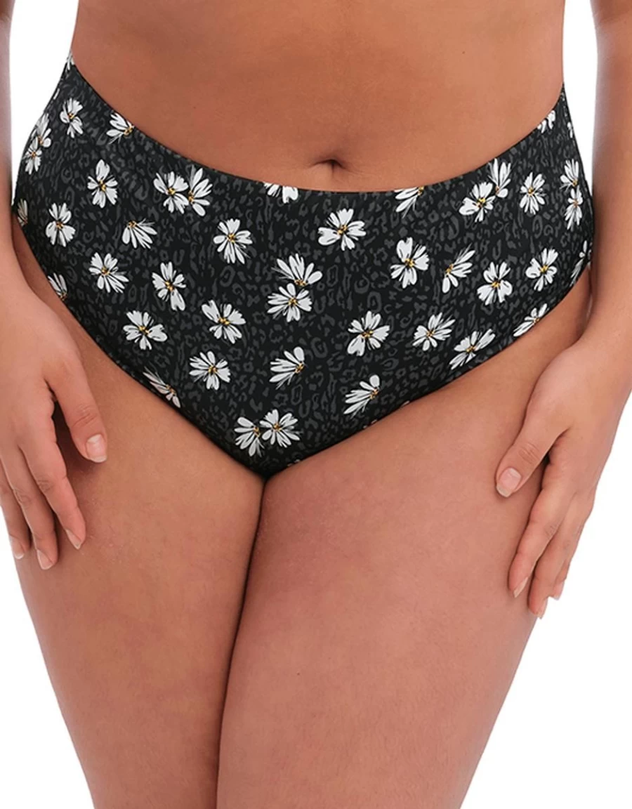 Elomi Plain Sailing Bikini Brief - Black Daisy Print Women's Underwear
