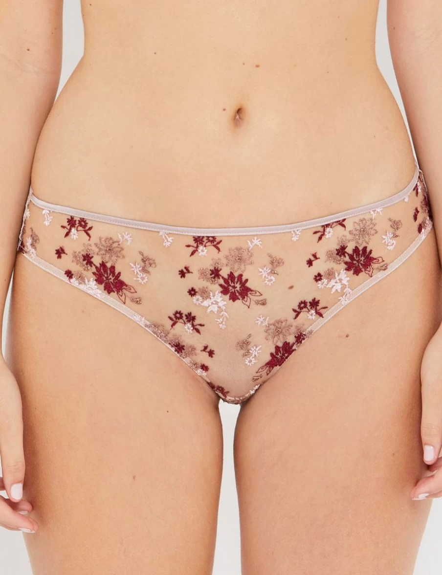 Katherine Hamilton Madalyn Vintage Rose High-Waisted Knicker Briefs Lace Underwear