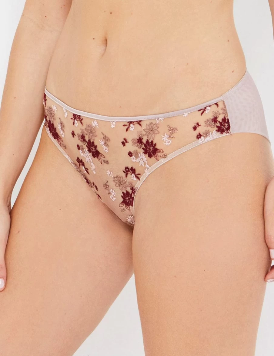 Katherine Hamilton Madalyn Vintage Rose High-Waisted Knicker Briefs Lace Underwear