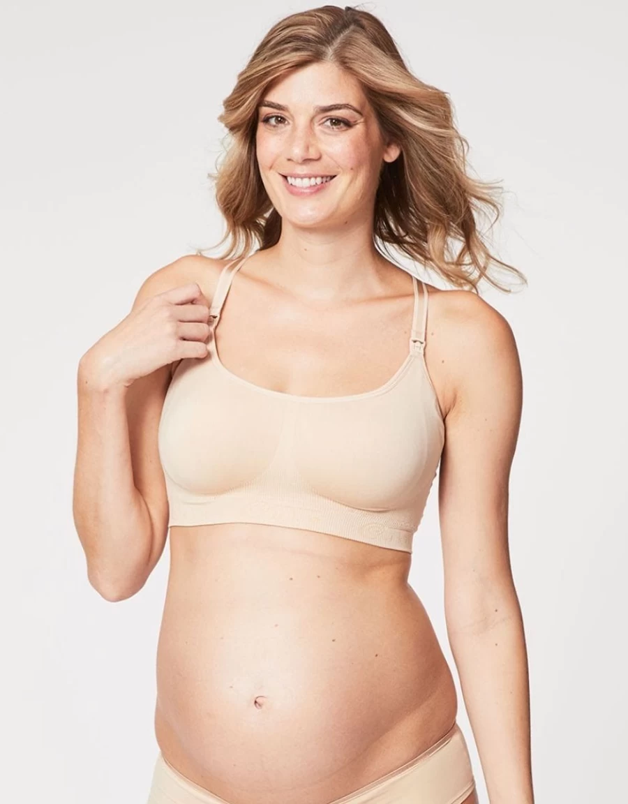 Cake Lingerie Nursing Bra in Nude - Soft Cotton Candy Comfort for Breastfeeding Moms