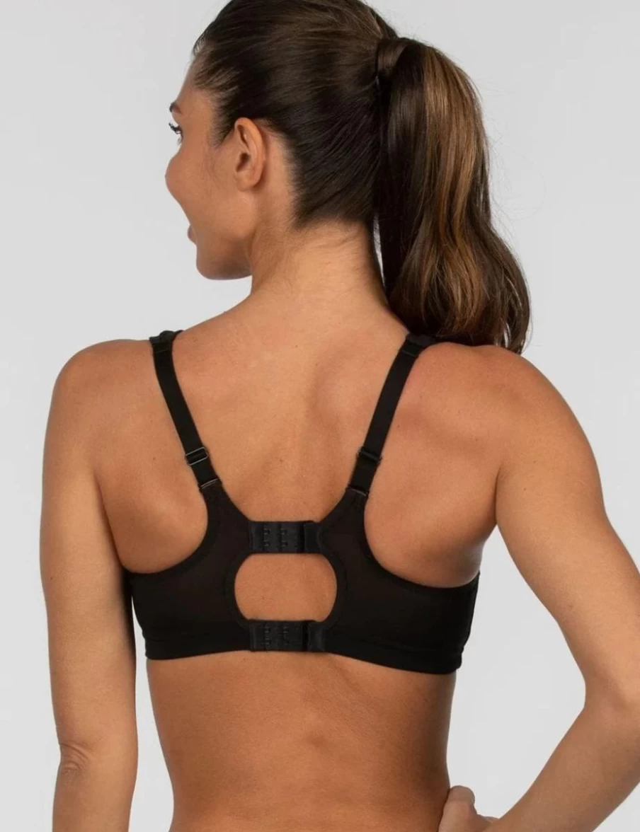 Shock Absorber Active Multi-Sport Bra for High Impact Workouts - Black/Black - Women's Supportive Sports Bra