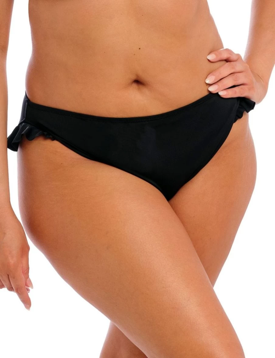 Elomi High Leg Brief - Plain Sailing Black Underwear for Women