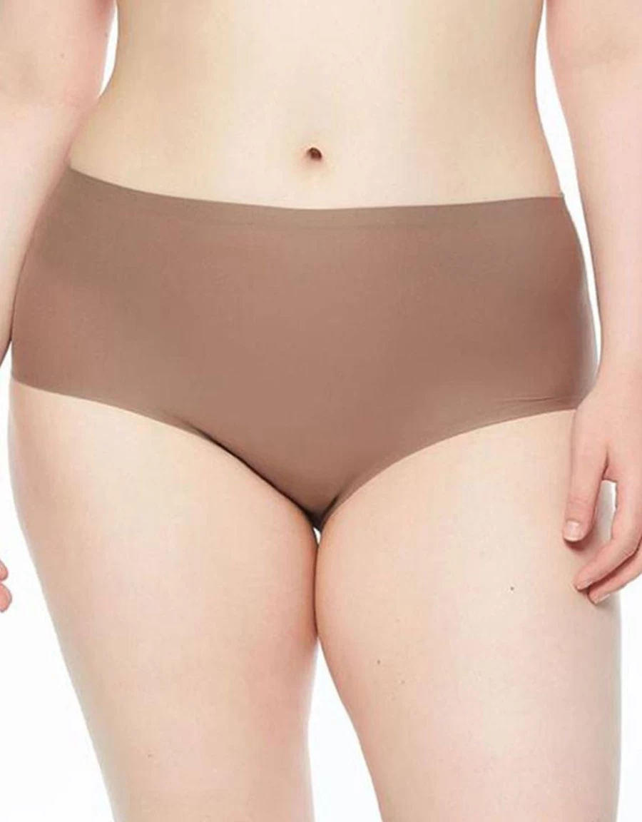 Chantelle Soft Stretch High Waist Brief in Nude - Comfortable Everyday Panties