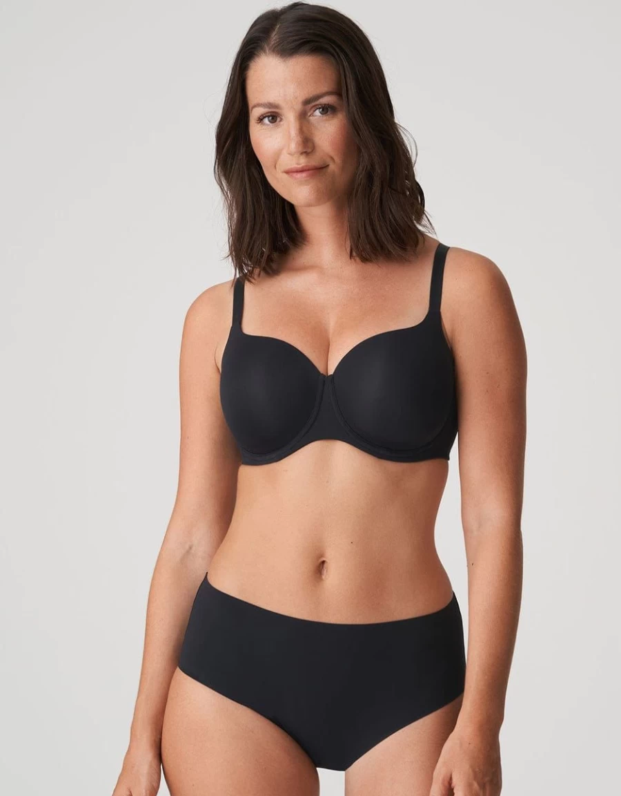Prima Donna Figuras Heart Shaped Padded Bra in Charcoal - Supportive & Stylish Lingerie