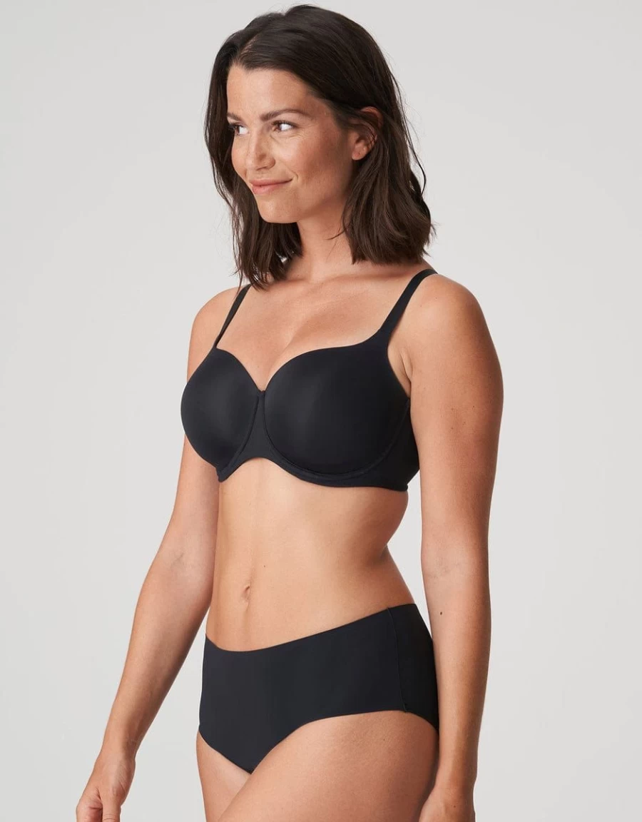 Prima Donna Figuras Heart Shaped Padded Bra in Charcoal - Supportive & Stylish Lingerie