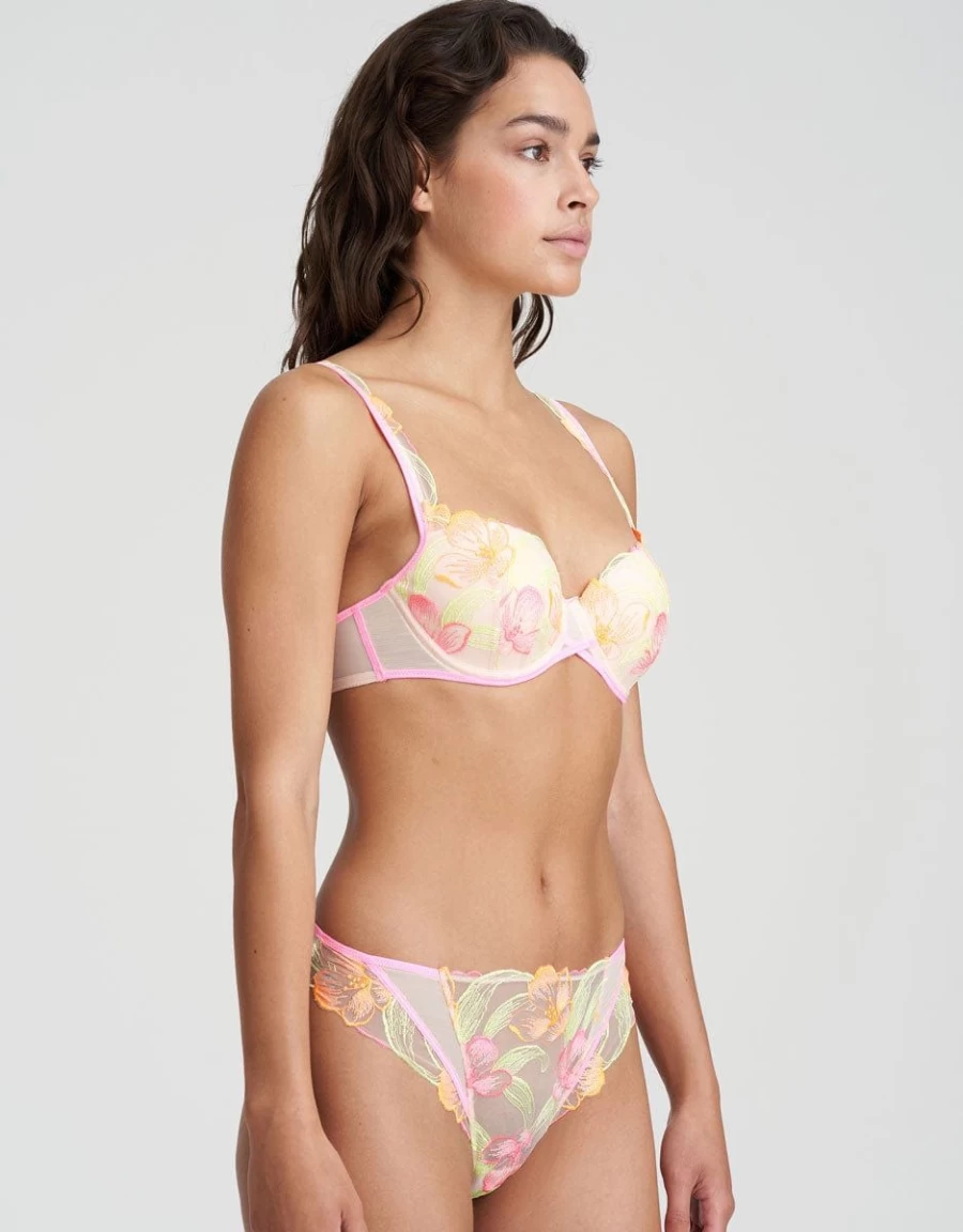 Marie Jo Georgia Balcony Bra - Neon Crush Lace Underwire Bra for Women