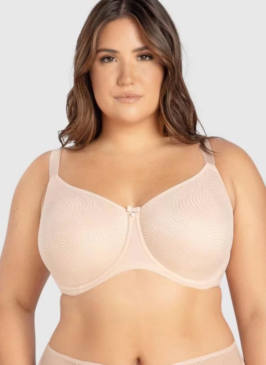 Parfait Cameo Rose Seamless Minimizer Bra with Underwire for Comfort and Support