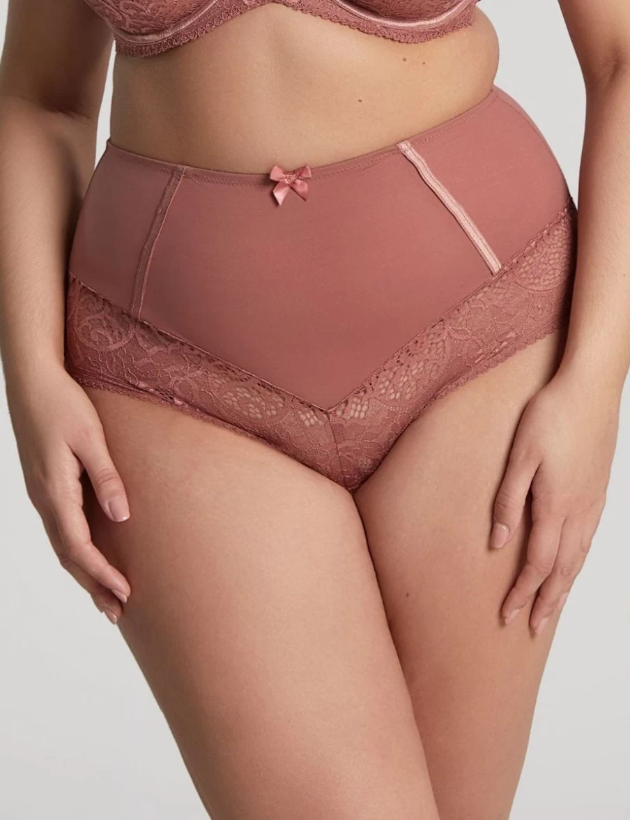 Sculptresse Estel High Waist Brief Underwear in Rose Gold for Women