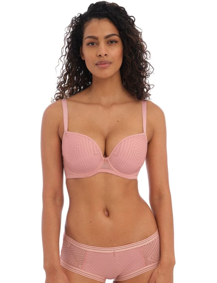 Freya Uw Moulded Plunge T-Shirt Bra in Ash Rose - Tailored Fit for Comfort