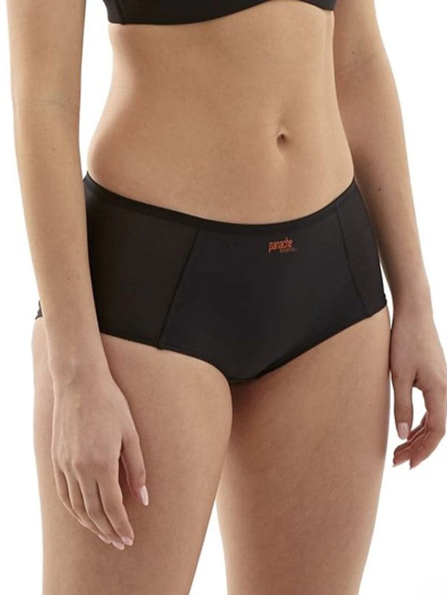 Panache Sports Short - High-Performance Black Athletic Shorts for Women