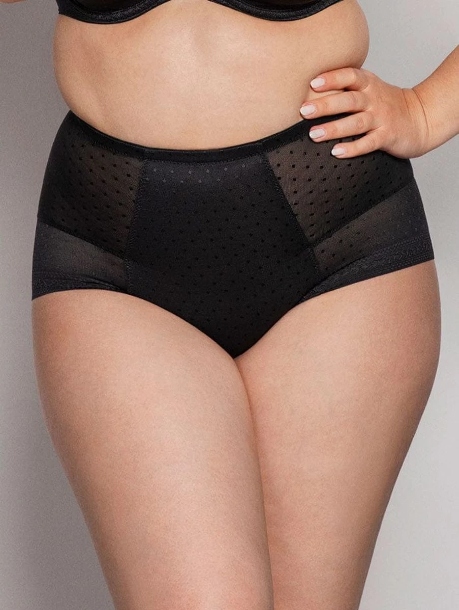 Ulla Meghan High-Waisted Control Briefs - Black Shapewear for Women