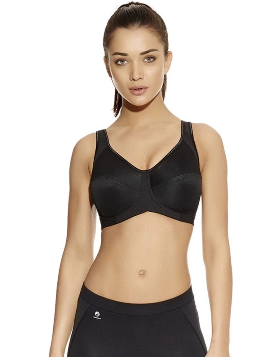 Freya Active Core Underwire Sports Bra - High Support Workout Bra in Black