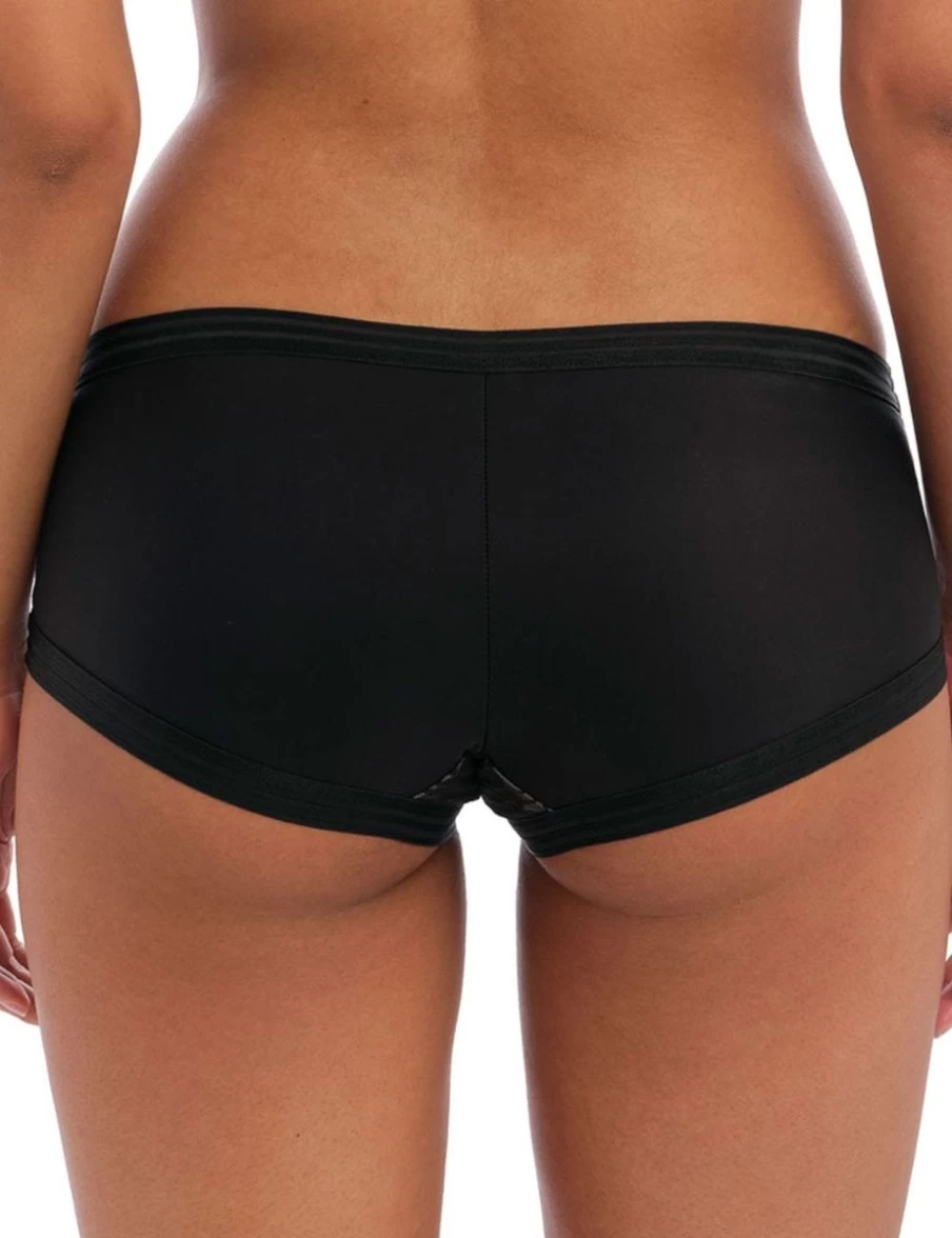 Freya Black Tailored Short Brief - Women's Stylish Underwear