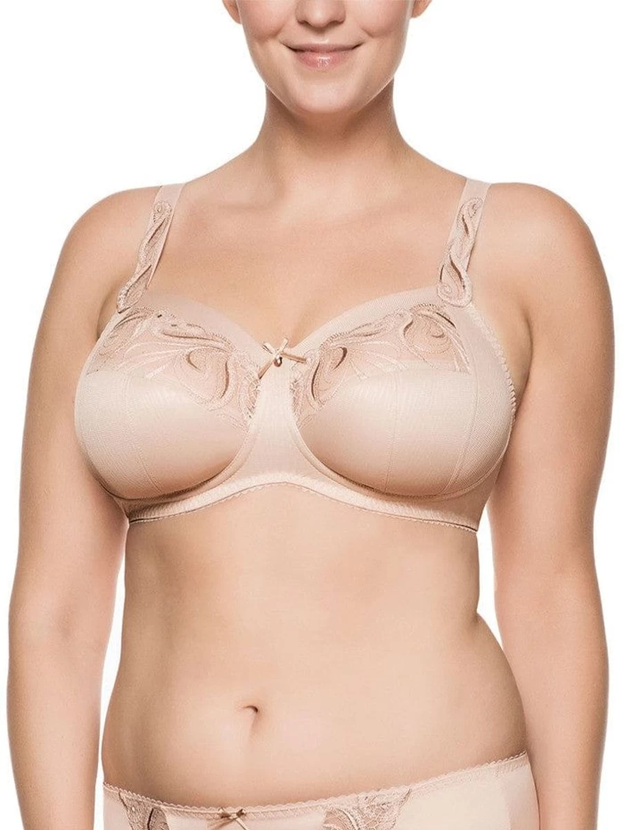 Ulla Carmen Wireless Comfort Bra in Cappuccino - Supportive Wirefree Design