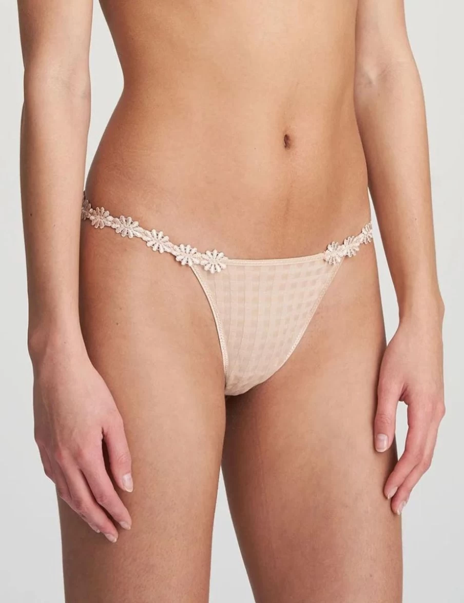 Marie Jo Avero Low Rise Thong Underwear in Caffe Latte - Comfortable Lingerie by Marie Jo Laveur