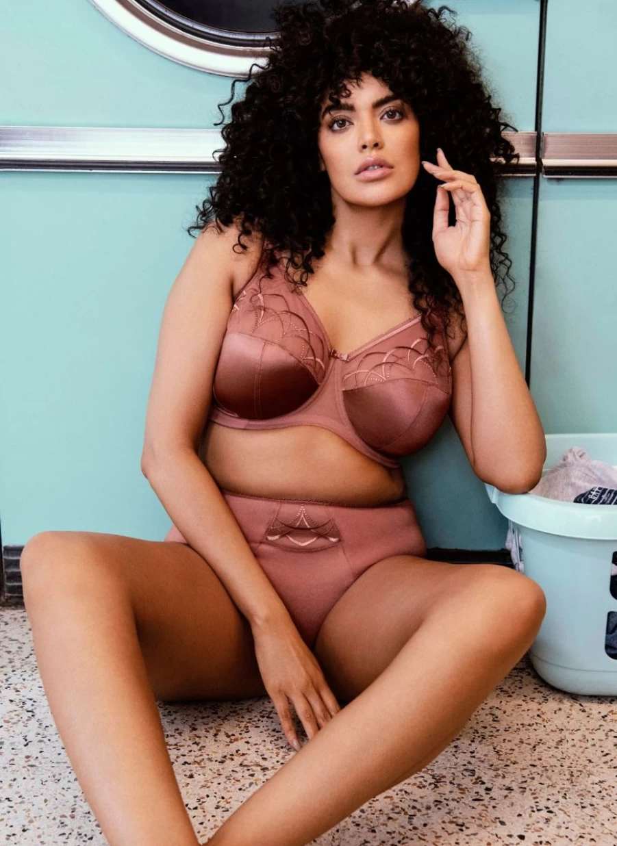 Elomi Cate Full Cup Bra in Rosewood | Supportive Plus Size Lingerie | Elomi Women's Underwear