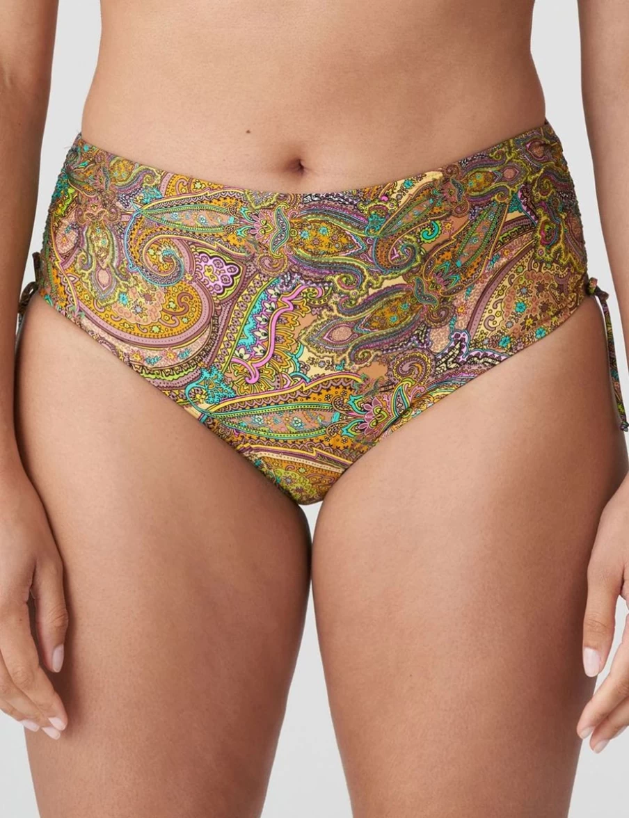 Prima Donna Sakarun Bikini Briefs - Sunny Paisley Print Rope Detail Swimwear