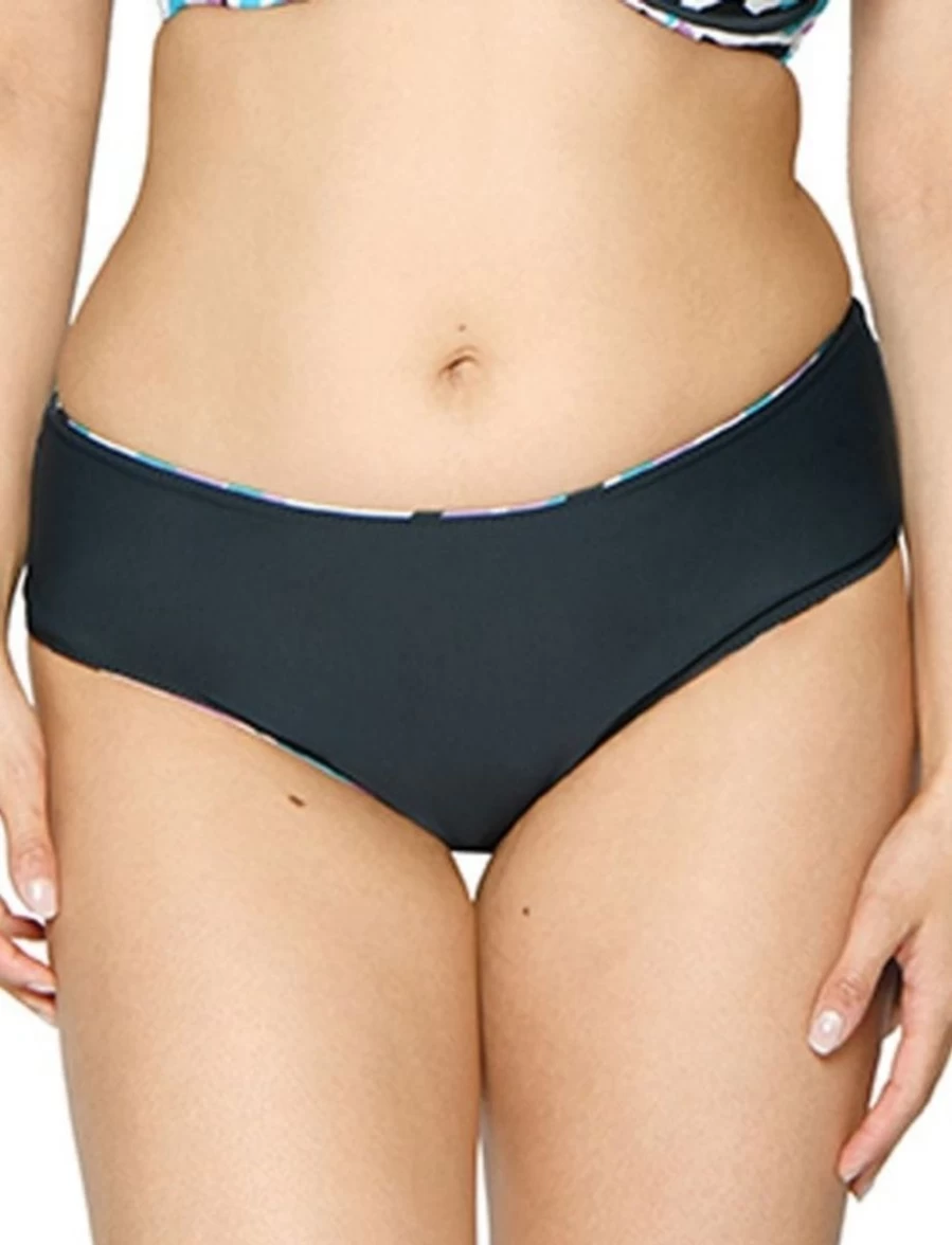 Curvy Kate Miami Heat Reversible Retro Shorts - Floral Print Mix High Waist Bikini Bottoms