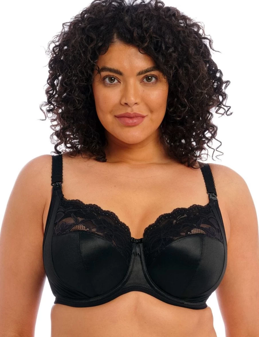 Elomi Molly UW Nursing Bra - Comfortable Maternity & Nursing Bra in Black