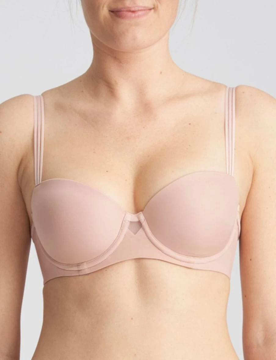 Marie Jo L'Aventure Louie Padded Balcony Bra in Powder Rose | Comfortable & Supportive Lingerie