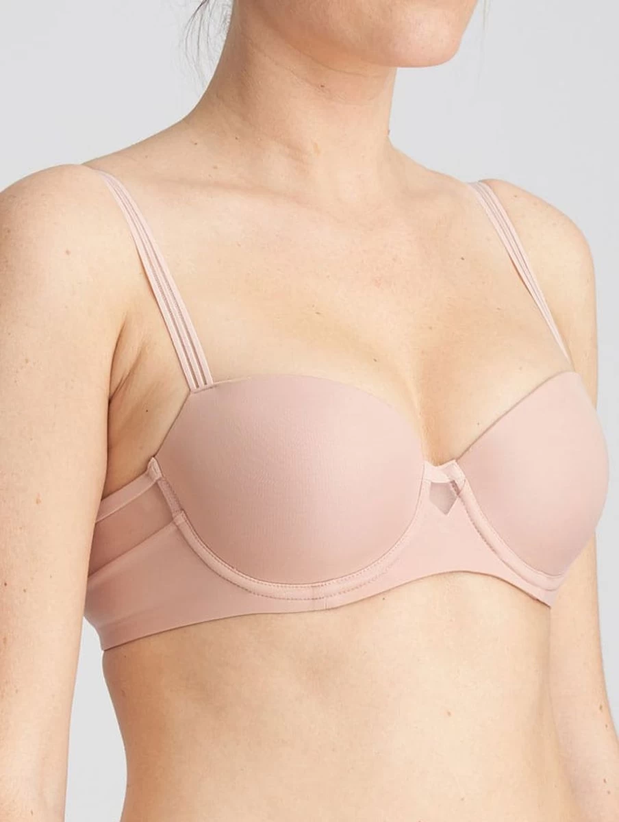 Marie Jo L'Aventure Louie Padded Balcony Bra in Powder Rose | Comfortable & Supportive Lingerie