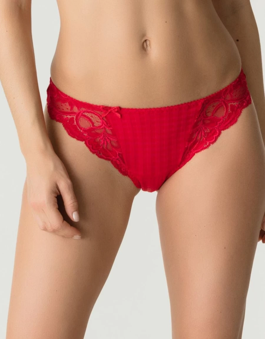 Prima Donna Madison Classic Thong - Scarlet Red Luxury Lingerie