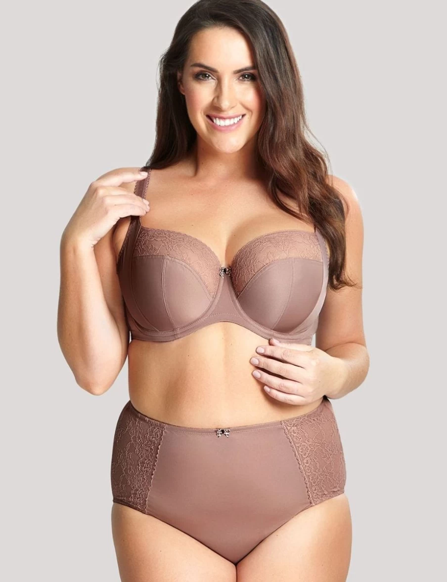 Sculptresse Chi-Chi Full Cup Bra in Cappuccino | Supportive Plus Size Lingerie | Sculptresse Brand